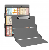 WhiteCoat Clipboard® Trifold - Silver Flight Medic Edition